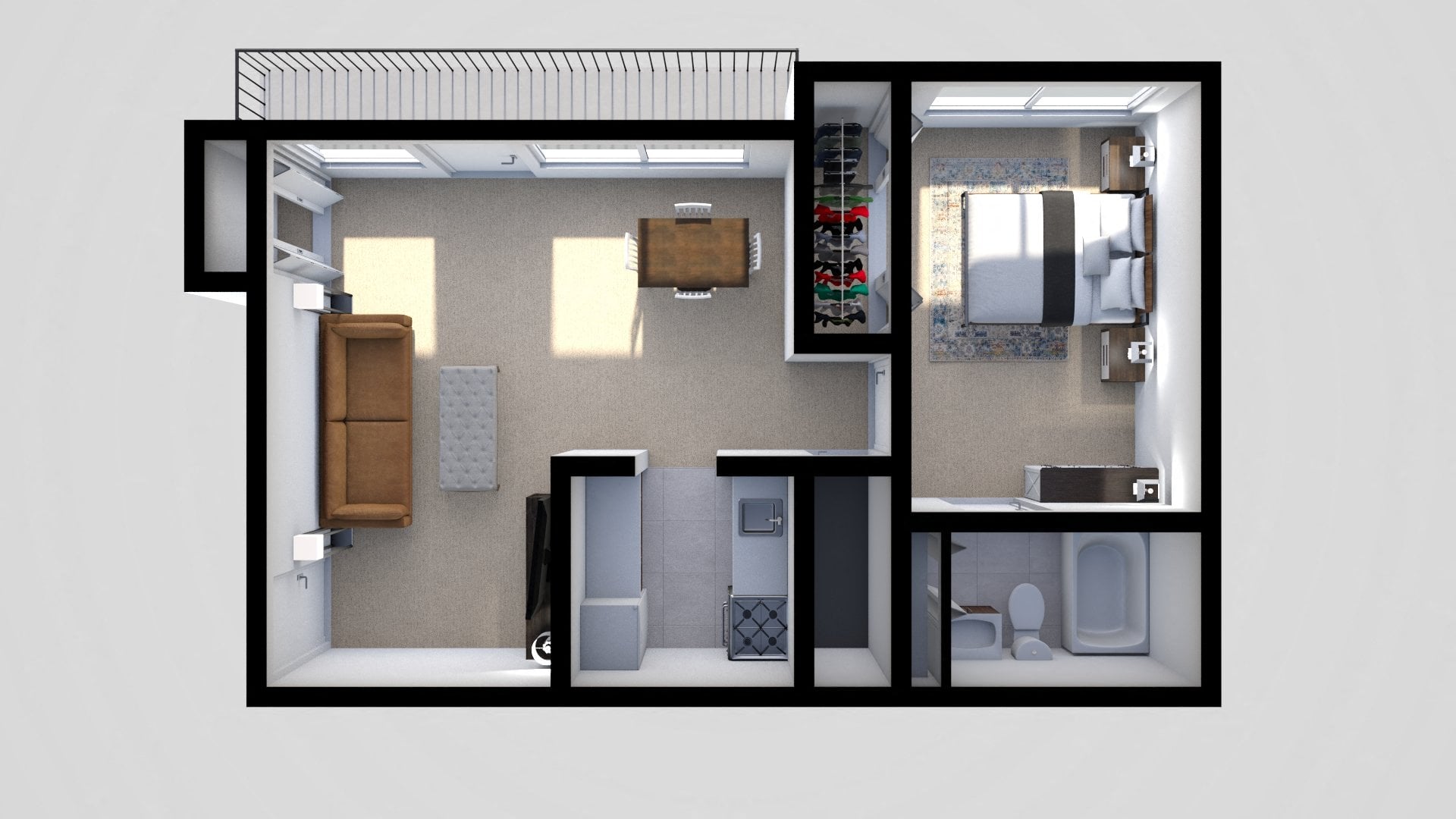Suite A Floorplan